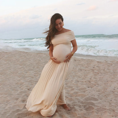 Maternity Photoshoot Dress | Maternity Dress Photoshoot Sleeveless Gown Pregnancy Photo Props pregnant women Summer Dresses for pregnant baby shower ? Studio Gown