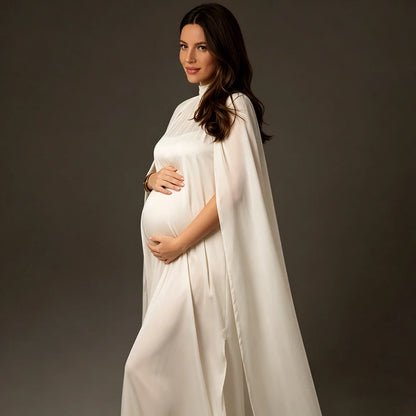 Maternity Dress Elegant Cape