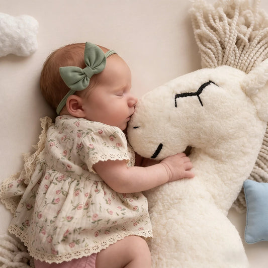 Baby Girl Boho Floral Lace Dress Vintage Cream Print Newborn Newborn Set