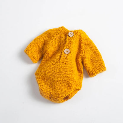 Rabbit Knit Baby Set Photo Costume Bunny Hat Doll Newborn