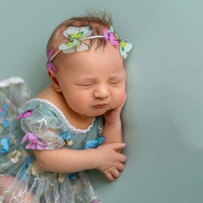 Lace Romper Dress Baby Girl Studio Princess Tulle Gown Embroidery