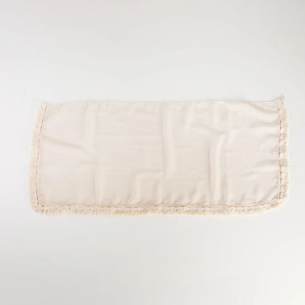 Newborn Lace Stretch Wrap Swaddle 25x75cm Boho Tassel Studio Photo