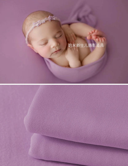 Newborn Photography Wrap | Fabric for Newborn Backdrop Bean Bag Cover Photo Props Layering Backdround Stretch Photoshoot Wraps Shoot Studio Studio Swaddle