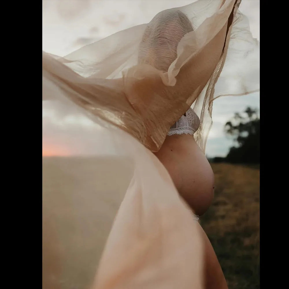 Photo Shoot Styling Fabric For Women Soft Shiny Chiffon Studio Shooting Accessories Maternity Photography Props
