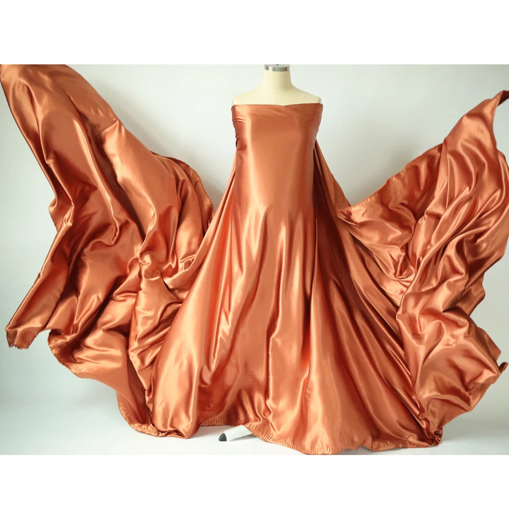 Maternity Background Cloth Bright Soft Satin Luster Shooting Gown