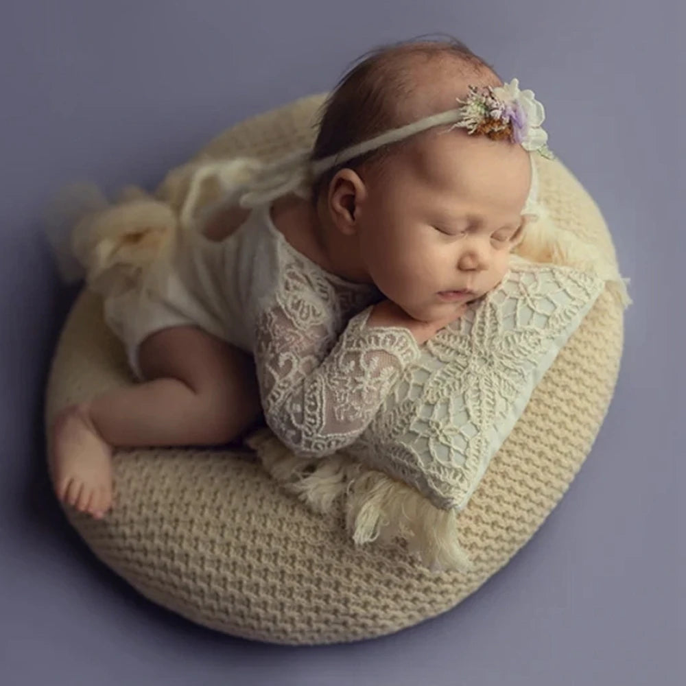 Donut Posing Pillow Set Small Head Soft Baby Positioning Cushion