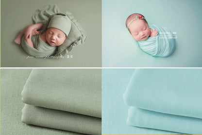 Newborn Photography Wrap | Fabric for Newborn Backdrop Bean Bag Cover Photo Props Layering Backdround Stretch Photoshoot Wraps Shoot Studio Studio Swaddle