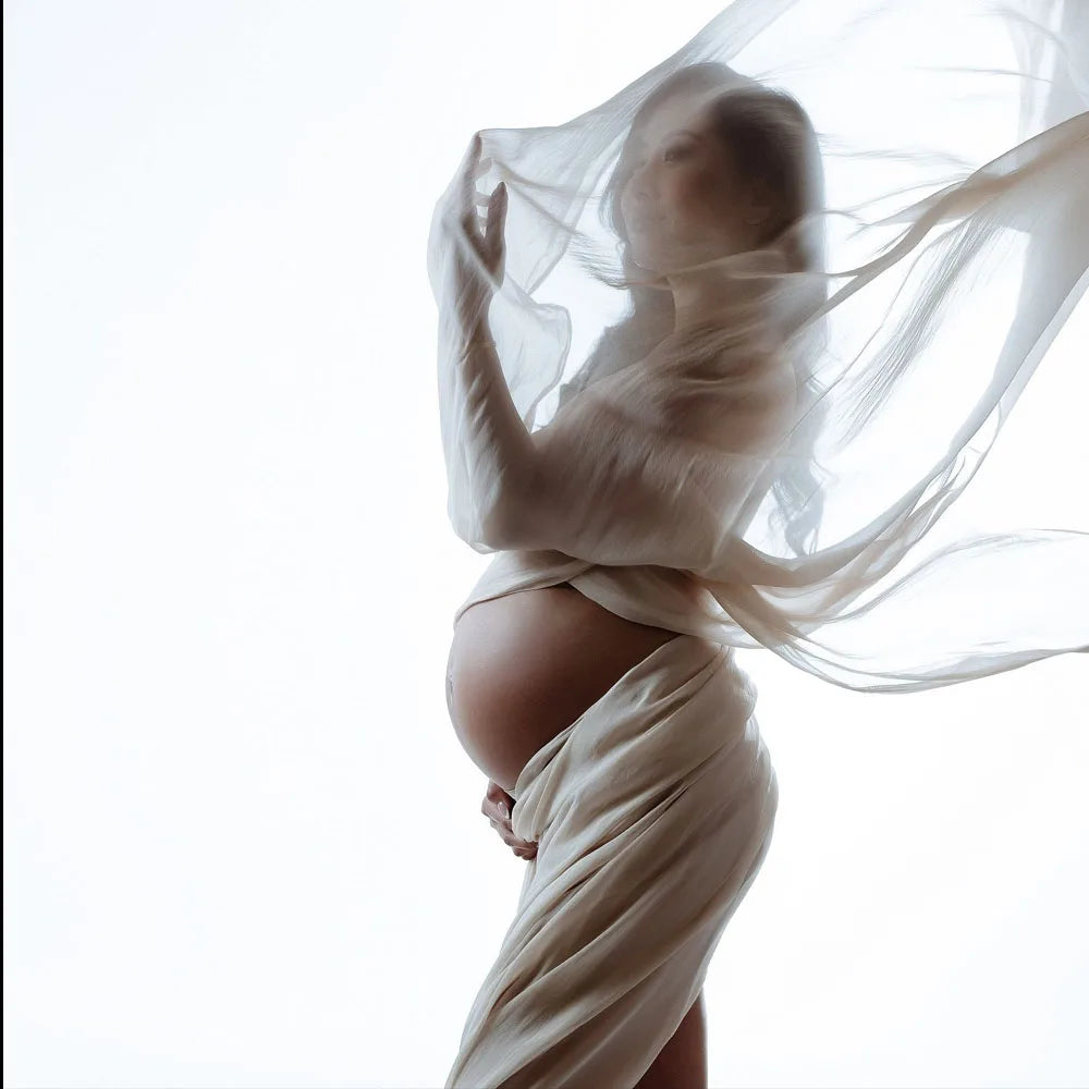 Photo Shoot Styling Fabric For Women Soft Shiny Chiffon Studio Shooting Accessories Maternity Photography Props