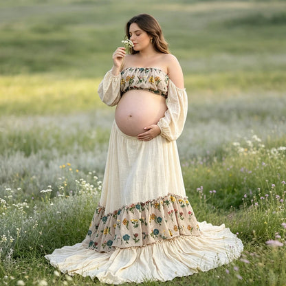 Maternity Elegant Floral Set