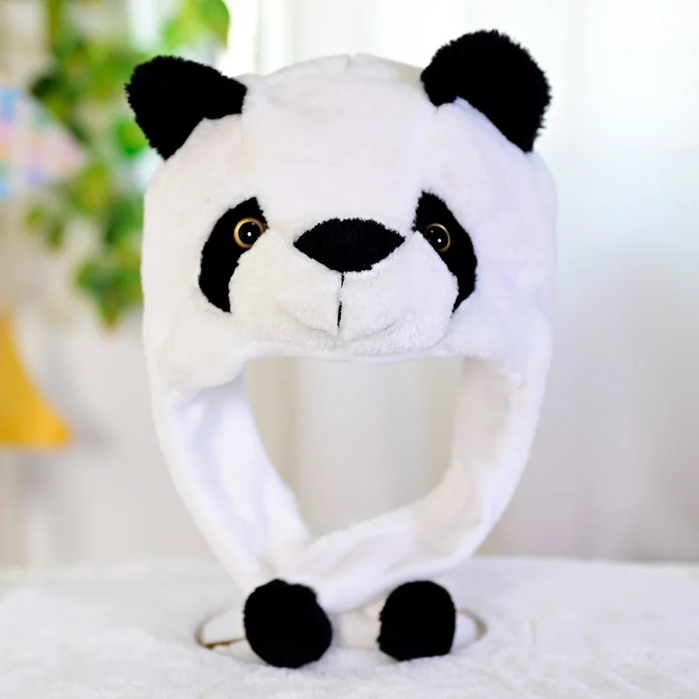 Panda Plush Hat Cute Animal Baby Photo Accessory Newborn Costume 0-12