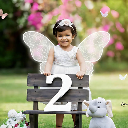 Newborn Baby Milestone Photo Decor 0-12 Months Natural Anniversary Digits Shower Birthday Backdrop Decorations Newborn Set
