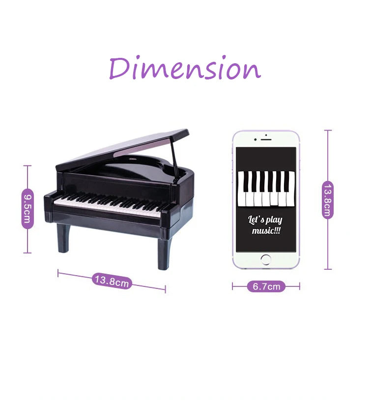 Lovely Mini Piano Studio Full Moon Shooting Baby Photo Decoration Babies Items Newborn Set