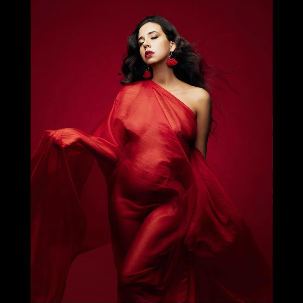 Photo Shoot Styling Fabric For Women Soft Shiny Chiffon Studio Shooting Accessories Maternity Photography Props