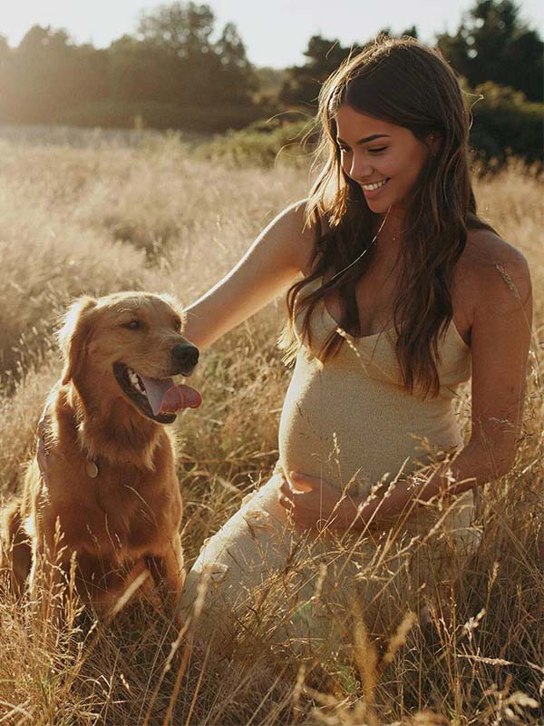 White Spaghetti Strap Backless 3D Flowers Maternity Maxi Dress